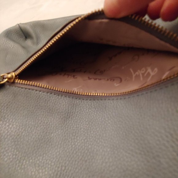 Foley & Corinna Vegan cobbled dusty blue bag - Picture 7 of 7